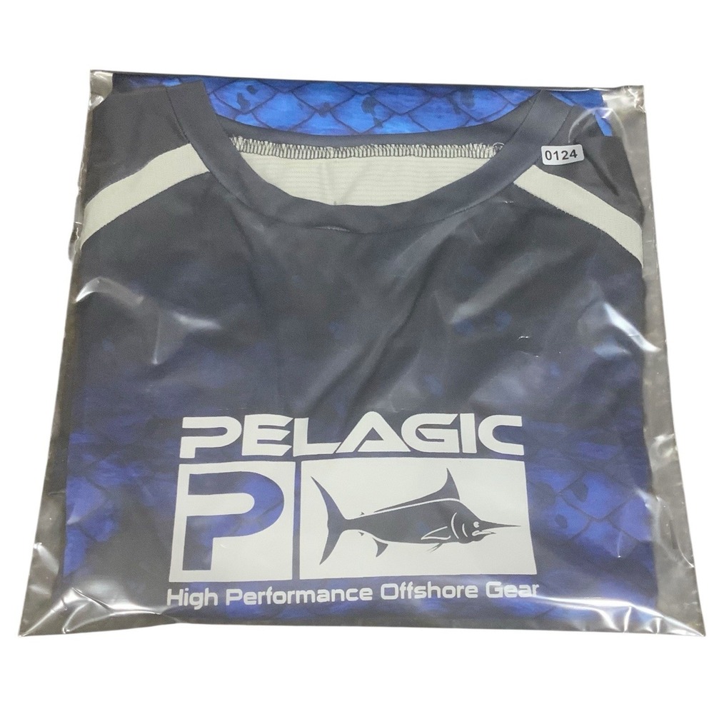 Pelagic XXL Mens Long Sleeve Fishing Shirt VaporTek High Performance Offshore - Picture 9 of 9